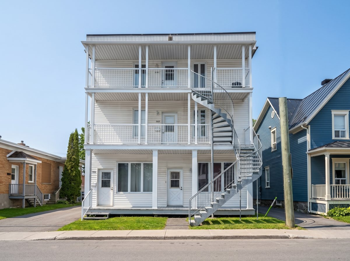 Le triplex et son escalier